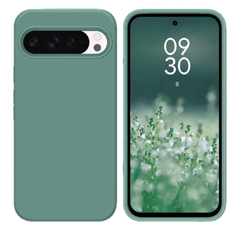 Coque téléphone 6A Bord droit Silicone liquide résistant à la goutte Étui souple