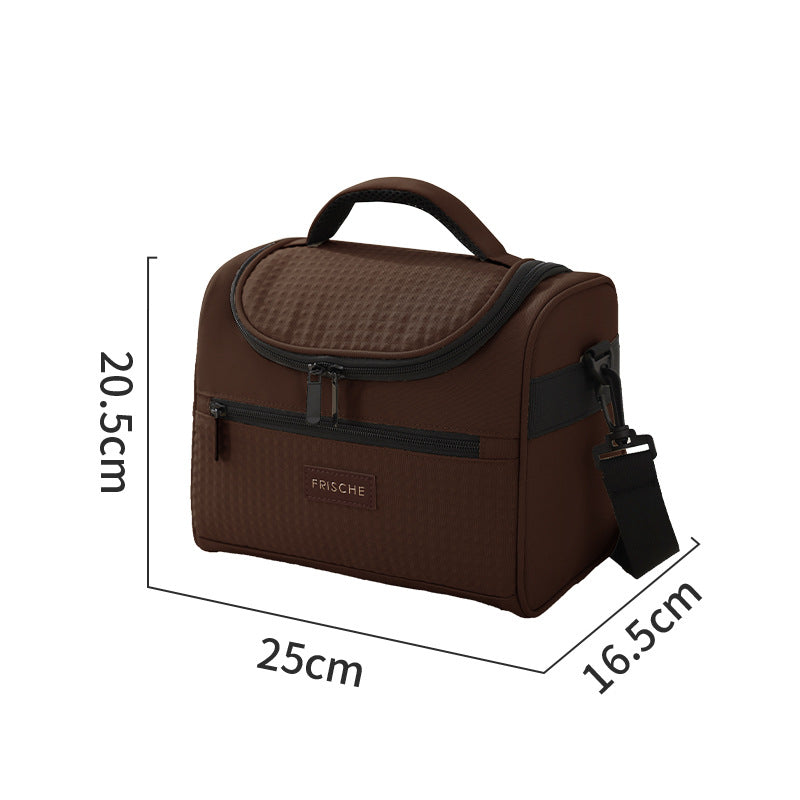 Travailleurs de bureau Large-Capacity Isolated Sac à lunch avec bandoulière