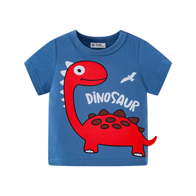 Garçons Dinosaure à manches courtes