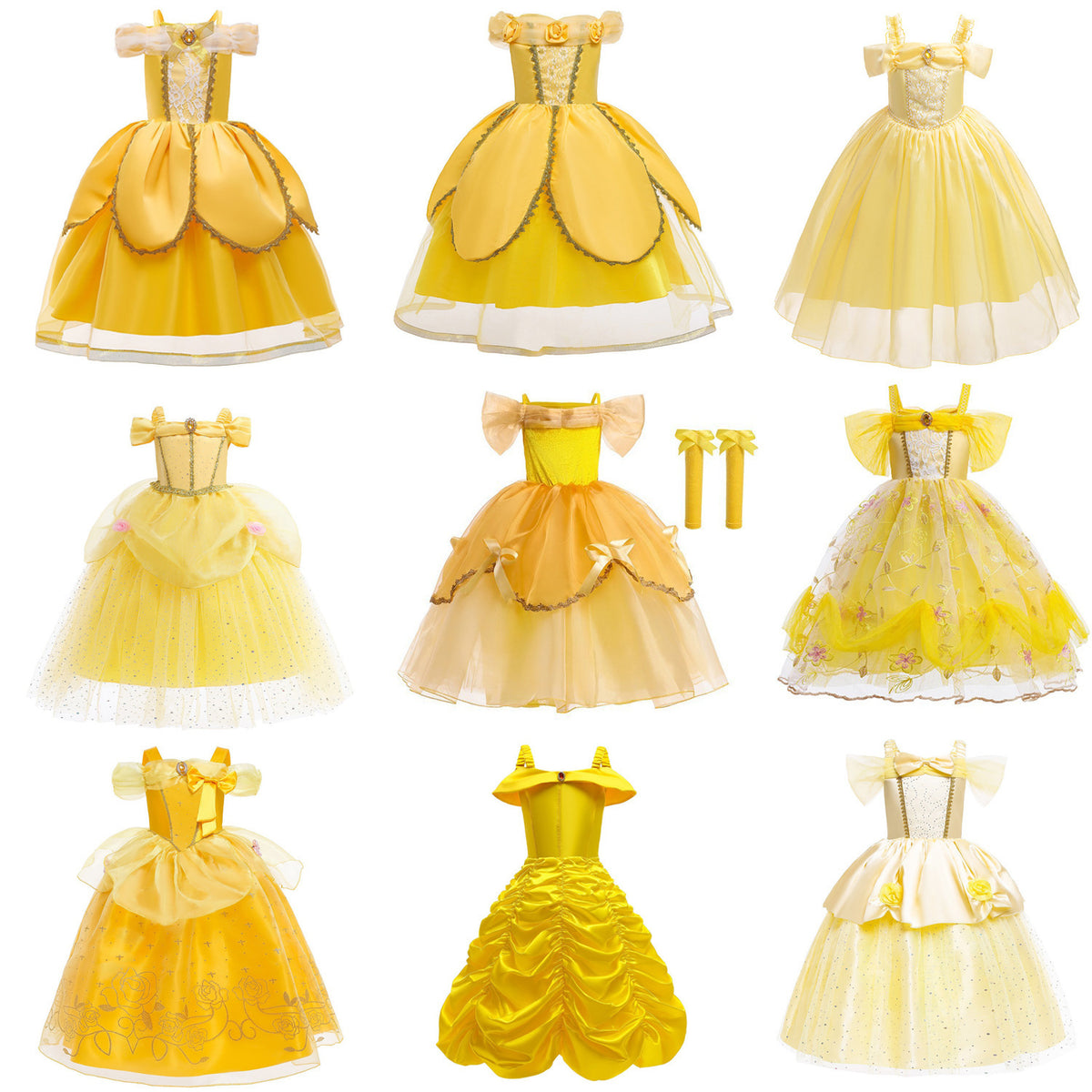 Filles Belle Princesse Costume Coton Blend