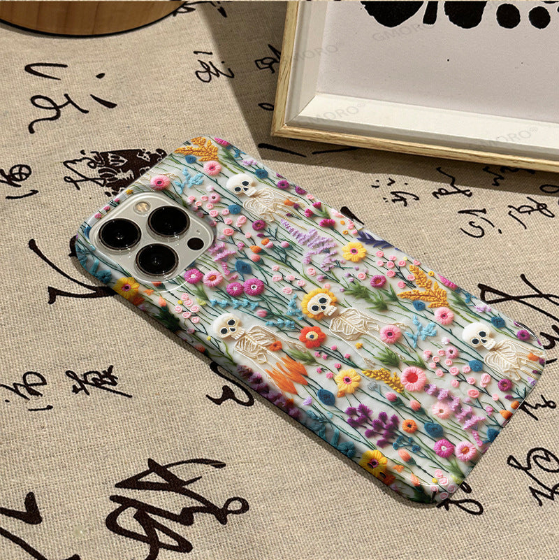 Rétro huile peinture boîtier de téléphone