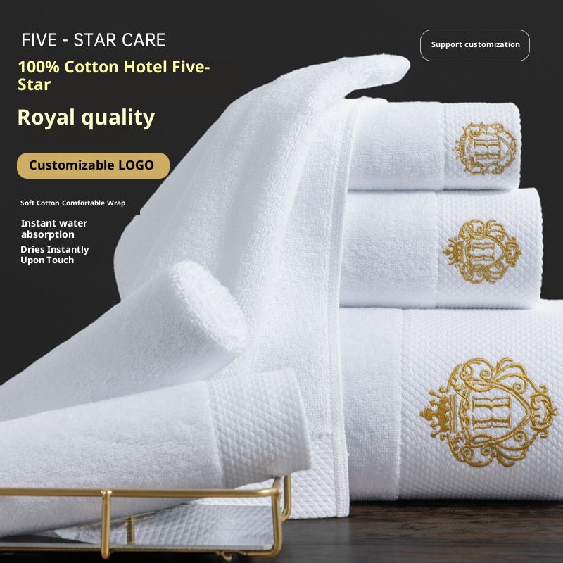 Five-star hotel towels and pure cotton bath towels