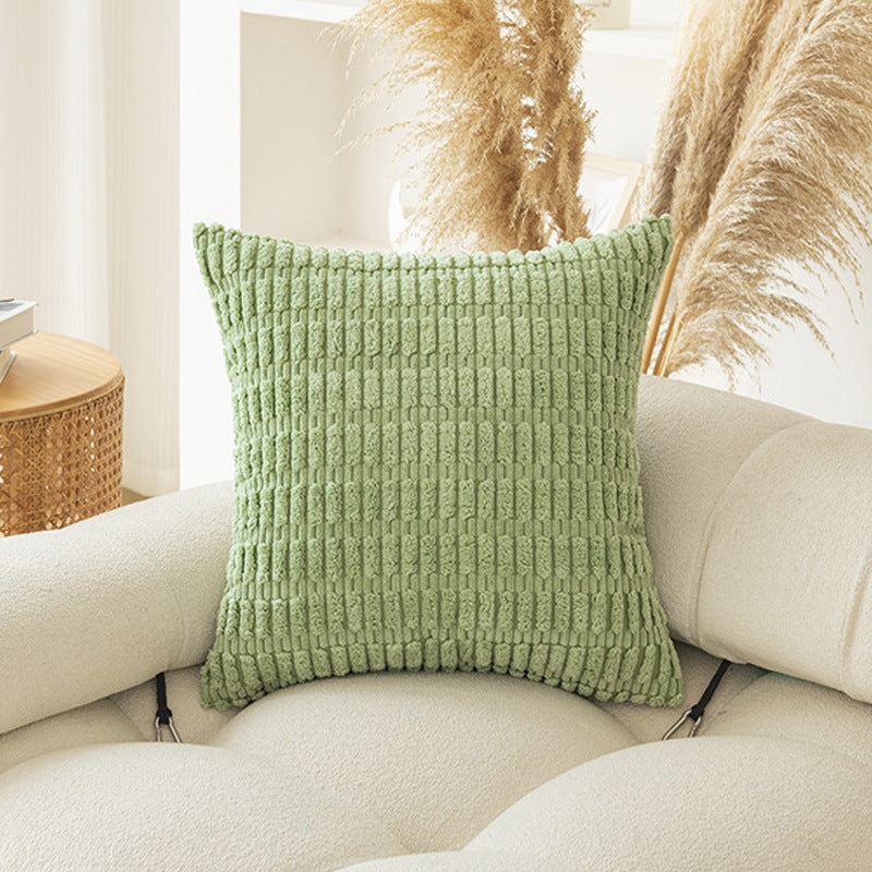 Moderne Minimalist Corduroy Couvercle de coussin de canapé en grain de blé
