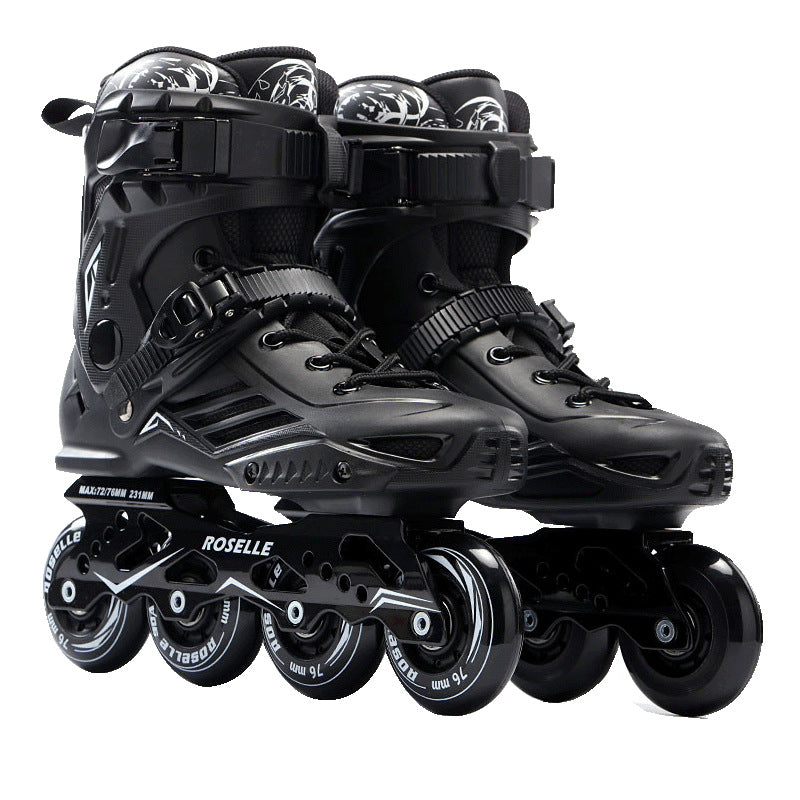 Adulte Inline Roller Dkating Débutant Fancy Flat Shoes