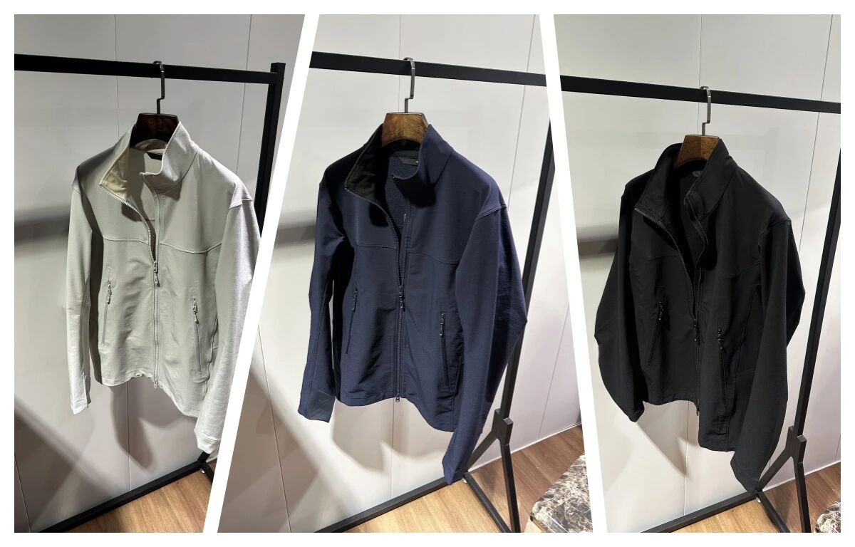 Homme Slim Fit Soft Shell Jacket avec doublure en polaire