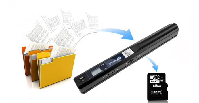 Scanner le fichier de document dans un petit scanner de bureau