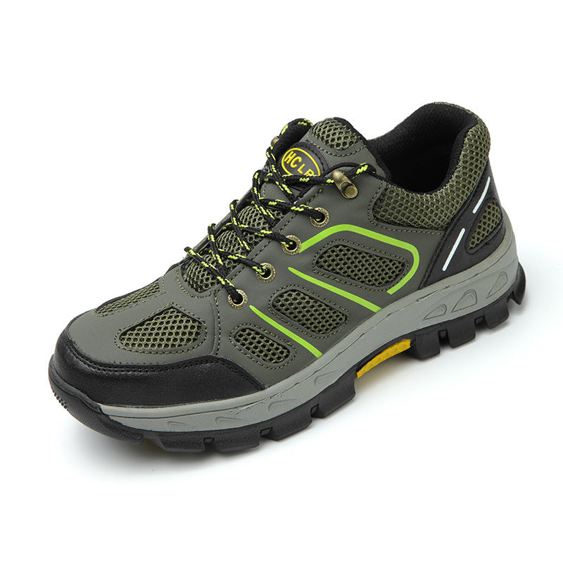 Chaussures de protection anti-smashing en acier confortable respirant pour homme