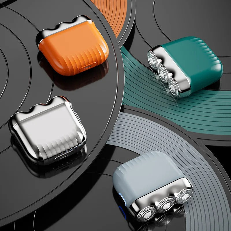 Trois têtes magnétique mini rasoir électrique