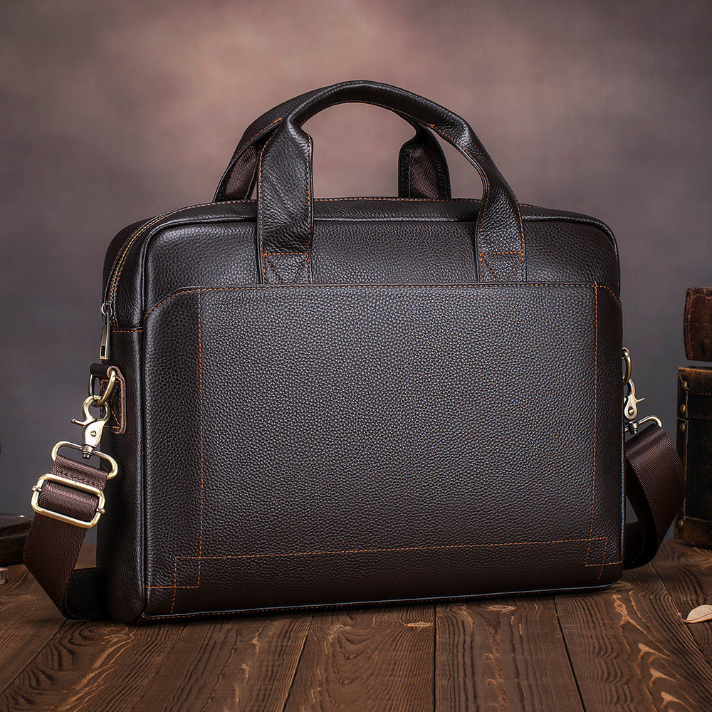 Portfolio portable de première couche pour hommes de mode