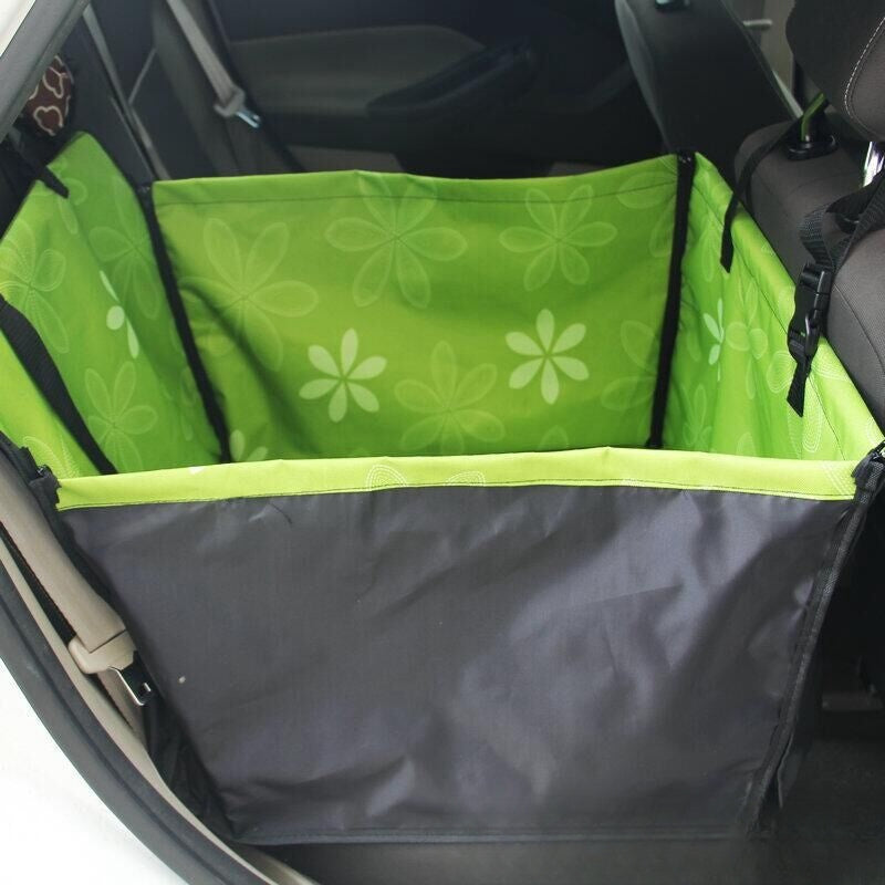 Imprimé arrière Double couche imperméable Pet Car Mat Pet Cat Dog Protection Pet Panier de suspension