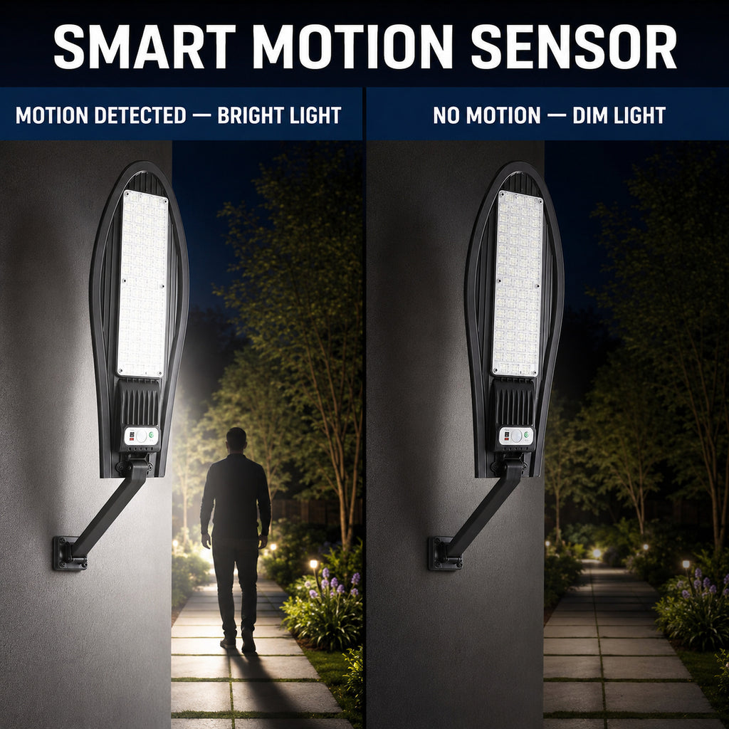 Solar Powered Motion Sensor Waterproof Garden Light W779A Pour la décoration de triage LED Landscap