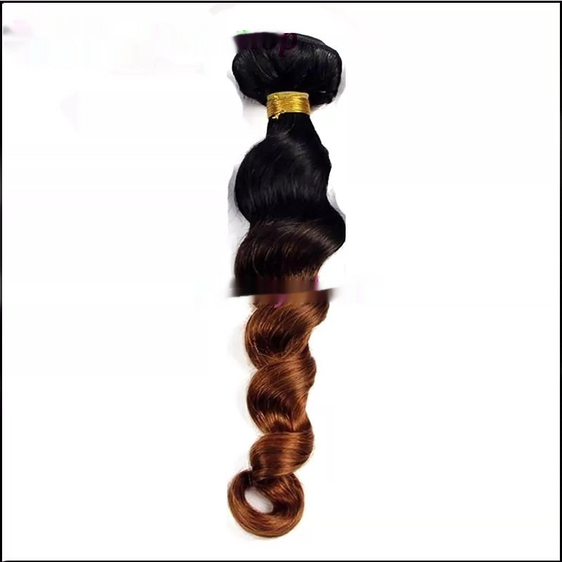 10A Ombre vague profonde profonde cheveux virginaux péruviens
