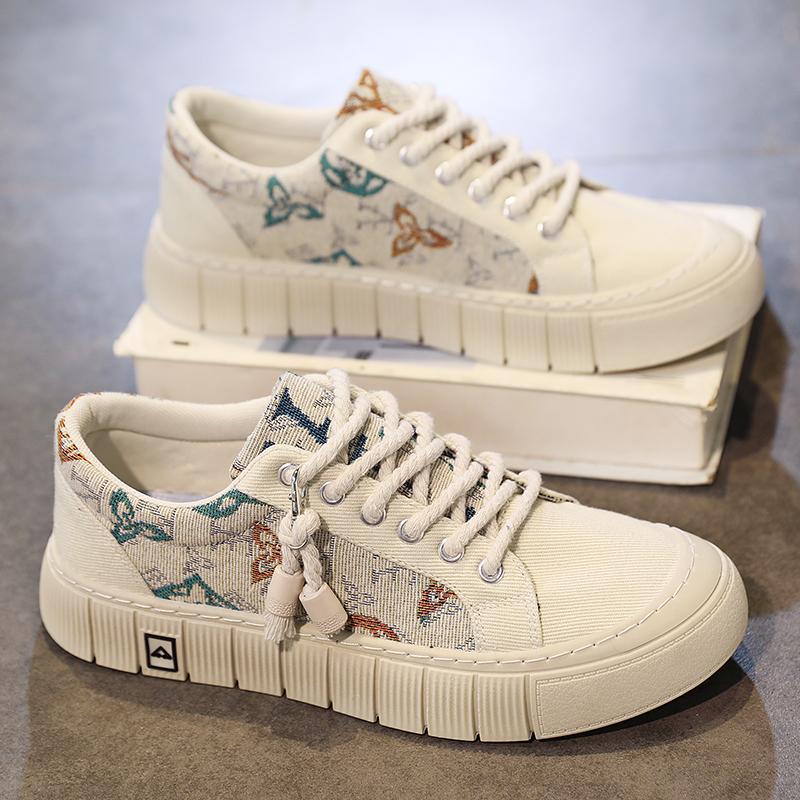 Trendy Wild quatre saisons Toile Sneakers