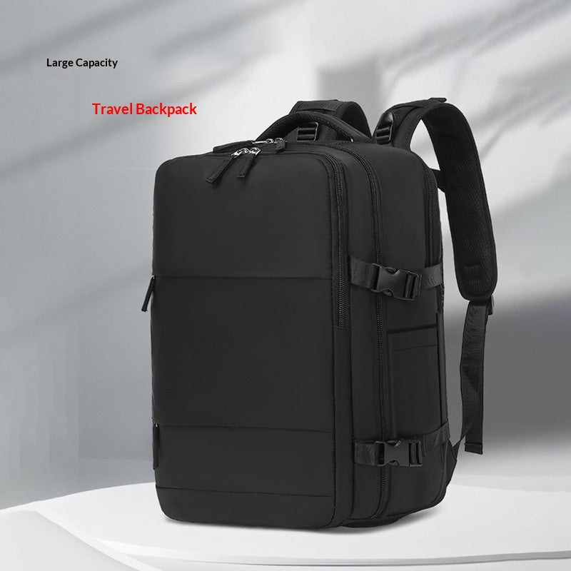 Sac à dos pour ordinateur portable étanche à l'eau Casual Travel homme avec séparation à sec