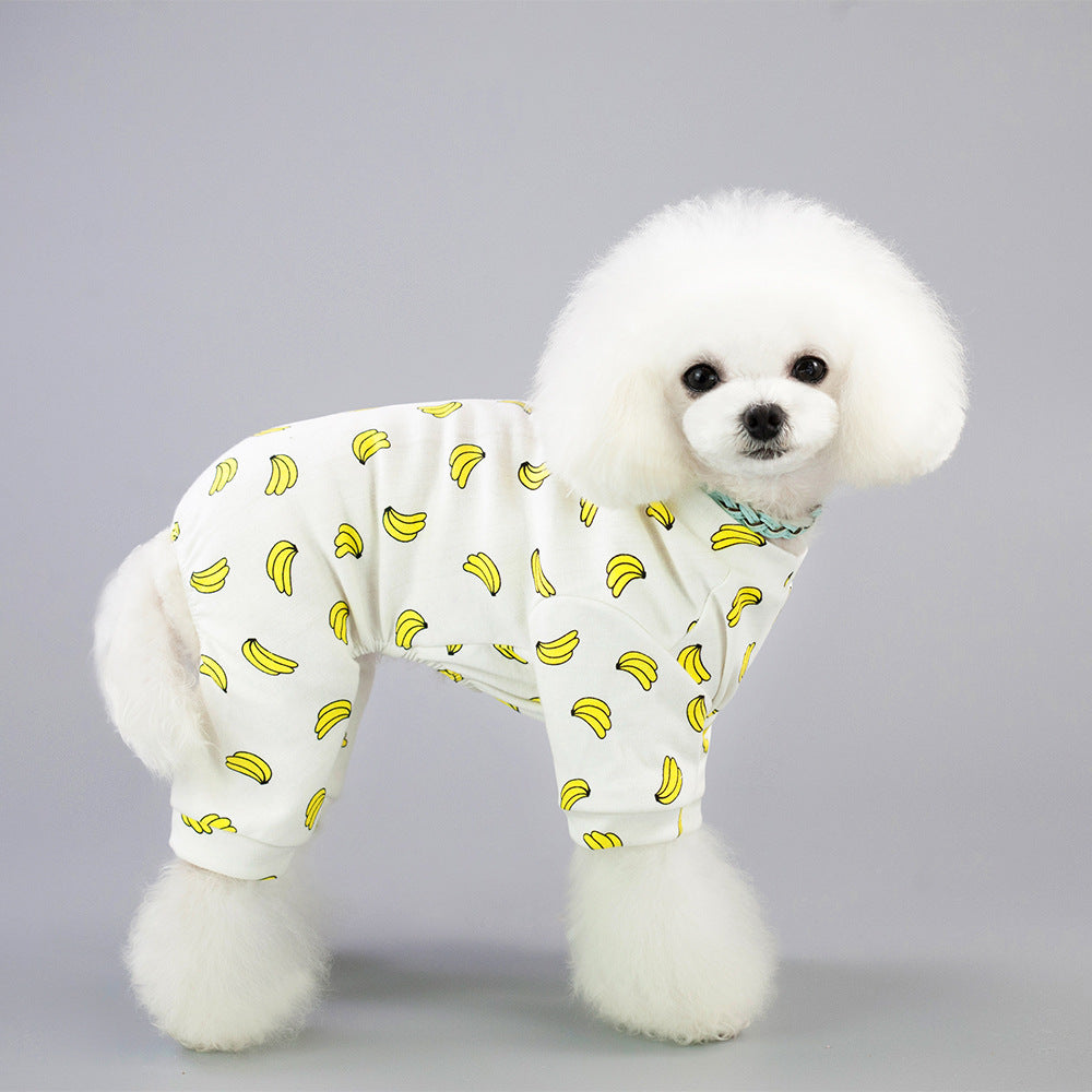 Vêtements pour animaux de compagnie Pyjama de cinq couleurs