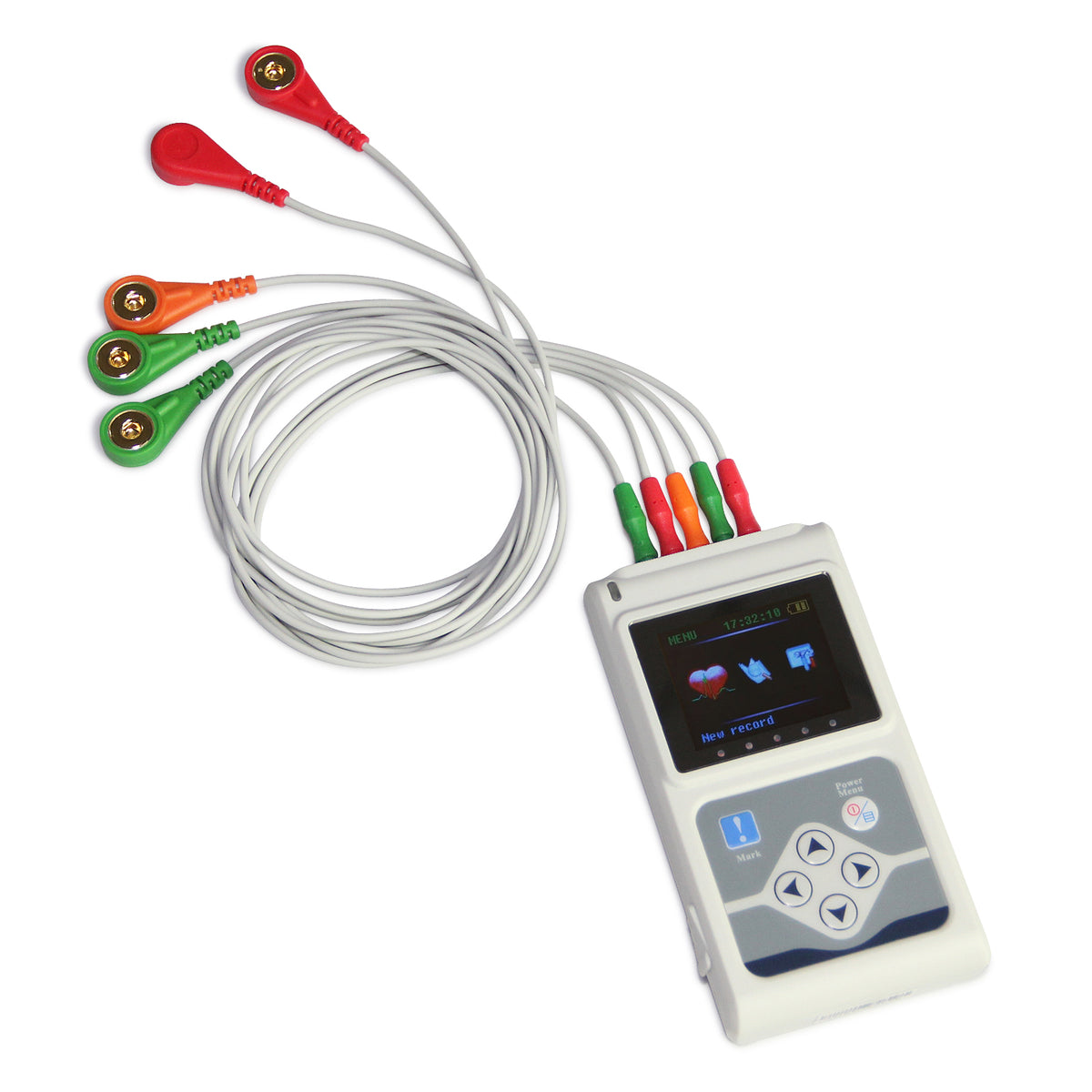Portable 24 heures 3 canaux ECG EKG Holter Monitor System CONTEC TLC9803 PC Logiciels