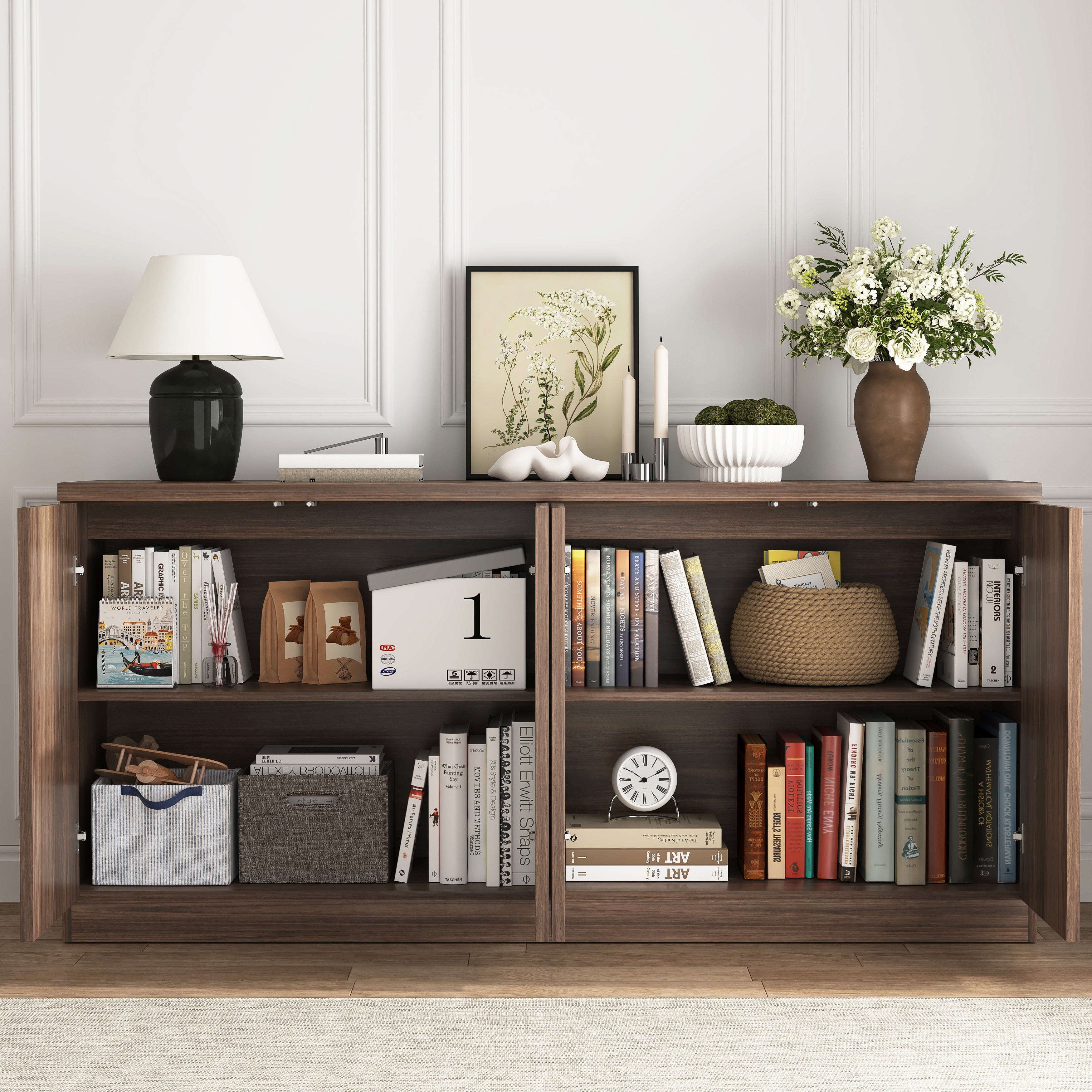 Armoire à buffet avec rangement
