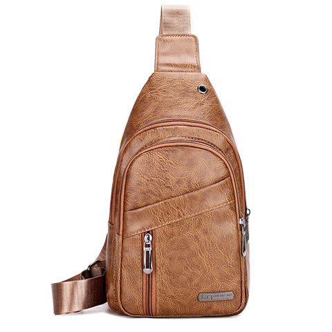Sac à bandoulière multicouches de grande capacité étanche pour homme