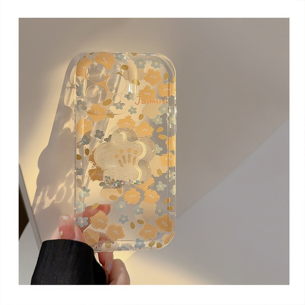 Floral Shell adapté pour porte-case téléphonique