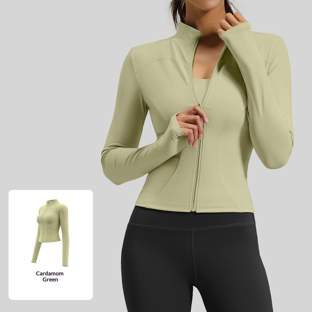 Veste de yoga ajustée de façon serrée Figurine-flatter Outdoorwear