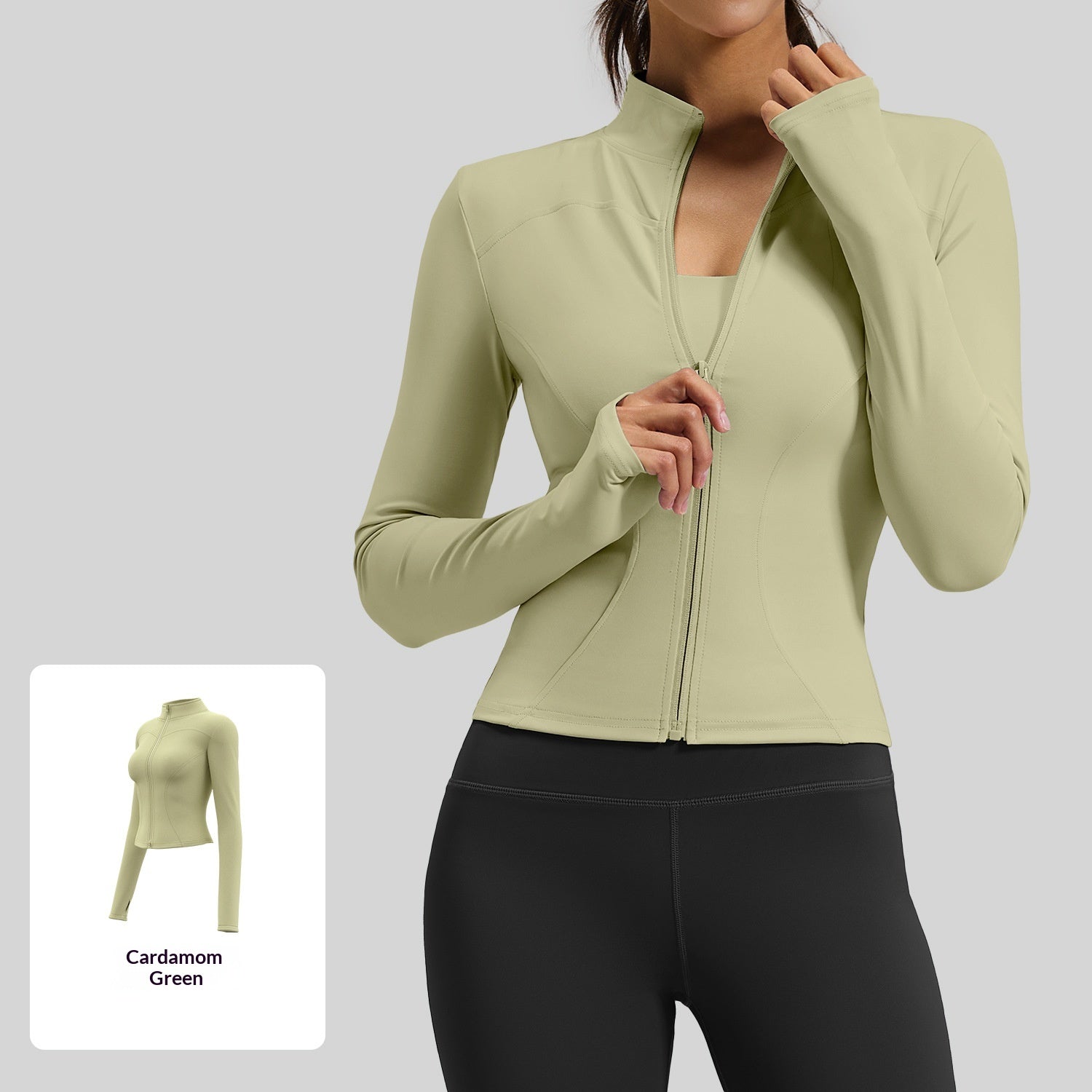 Veste de yoga ajustée de façon serrée Figurine-flatter Outdoorwear