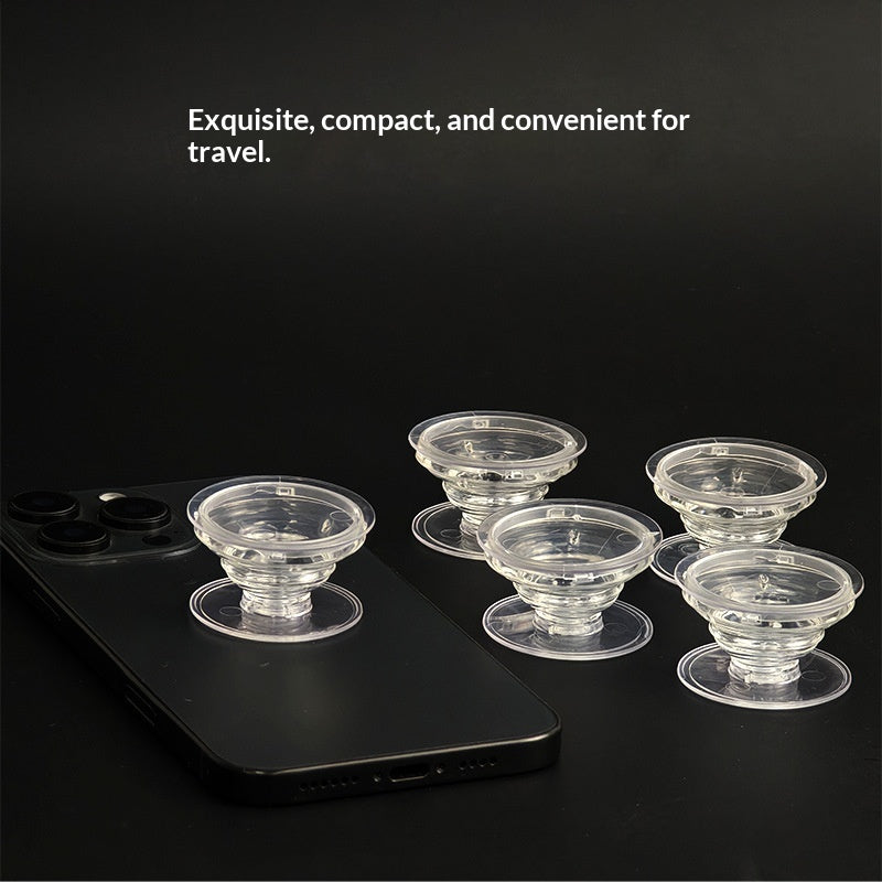 Support de téléphone de coussin gonflable transparent