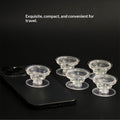 Support de téléphone de coussin gonflable transparent