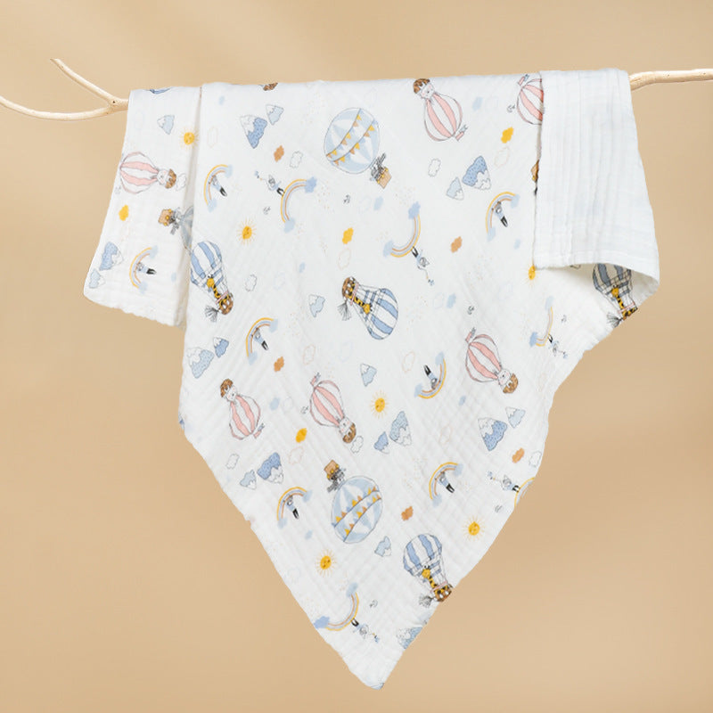 Couverture pour bébé imprimé en coton pur