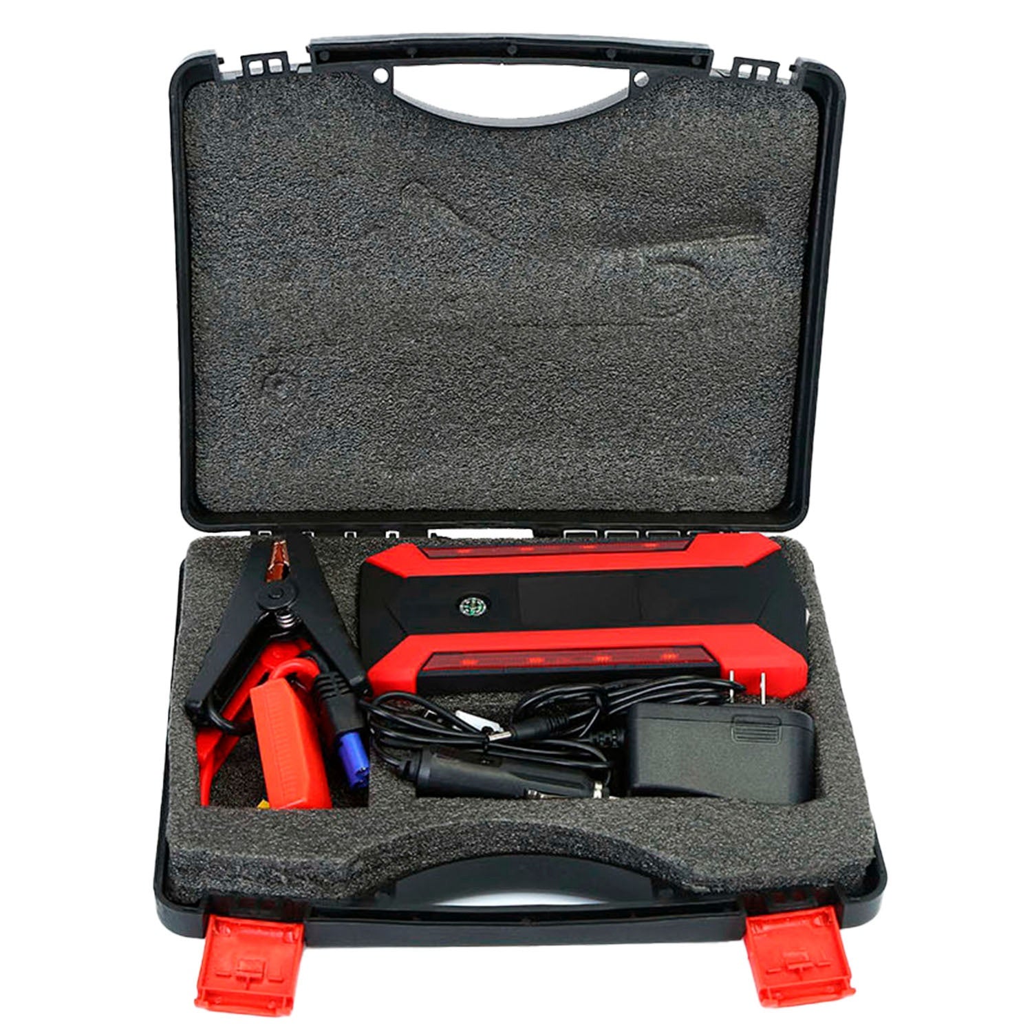 Auto Jump Starter Booster 800A Peak 28000mAh 12V Chargeur de batterie jusqu'à 6,0L Gaz ou 3,0L Die