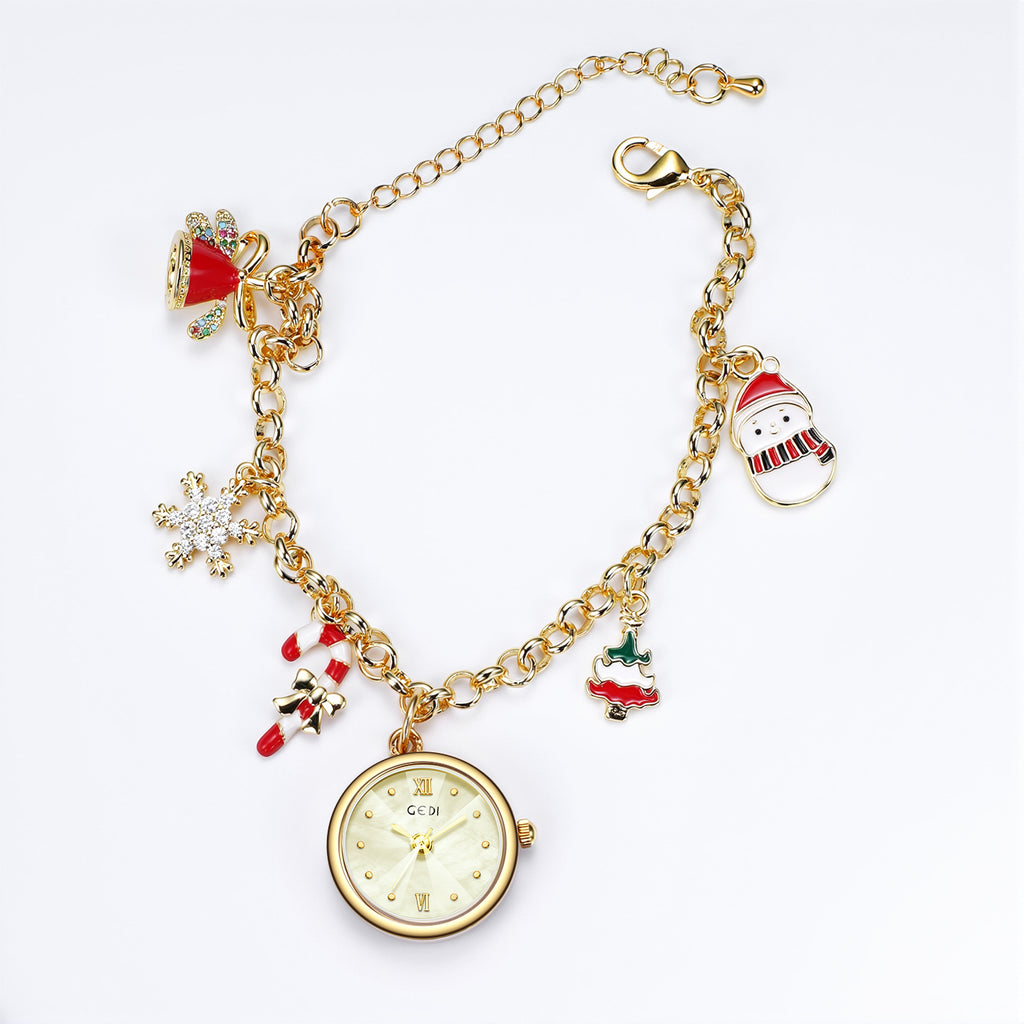 Bracelet de Noël Quartz montre pour les femmes