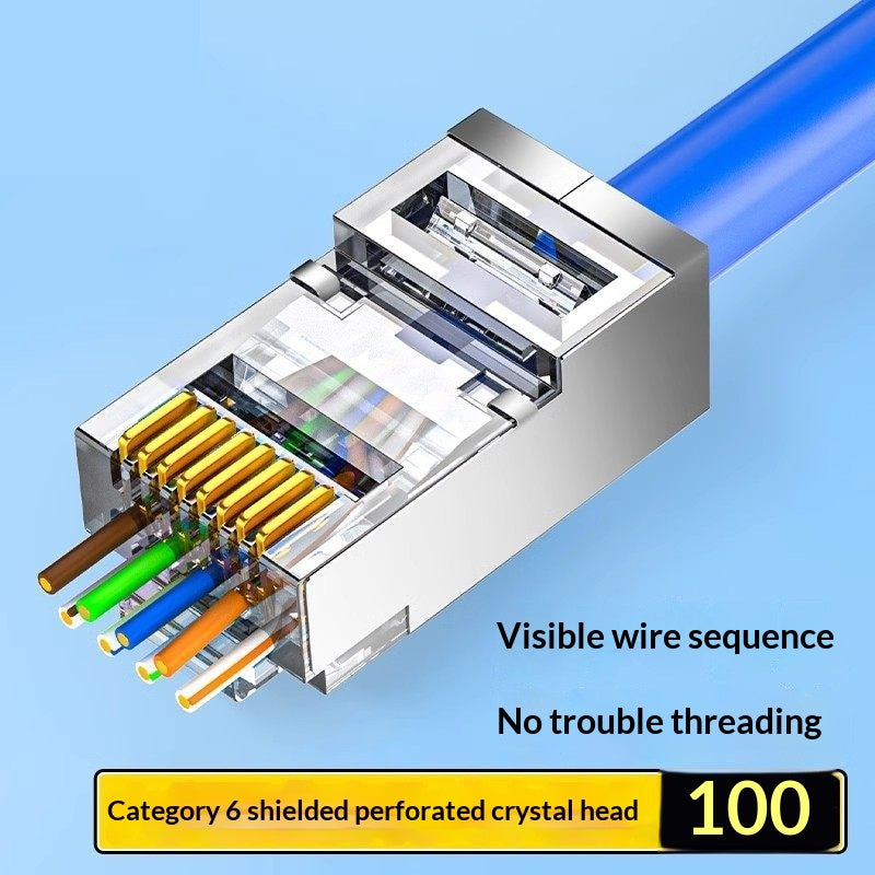 Catégorie 6 Connecteur réseau RJ45 blindé Gigabit
