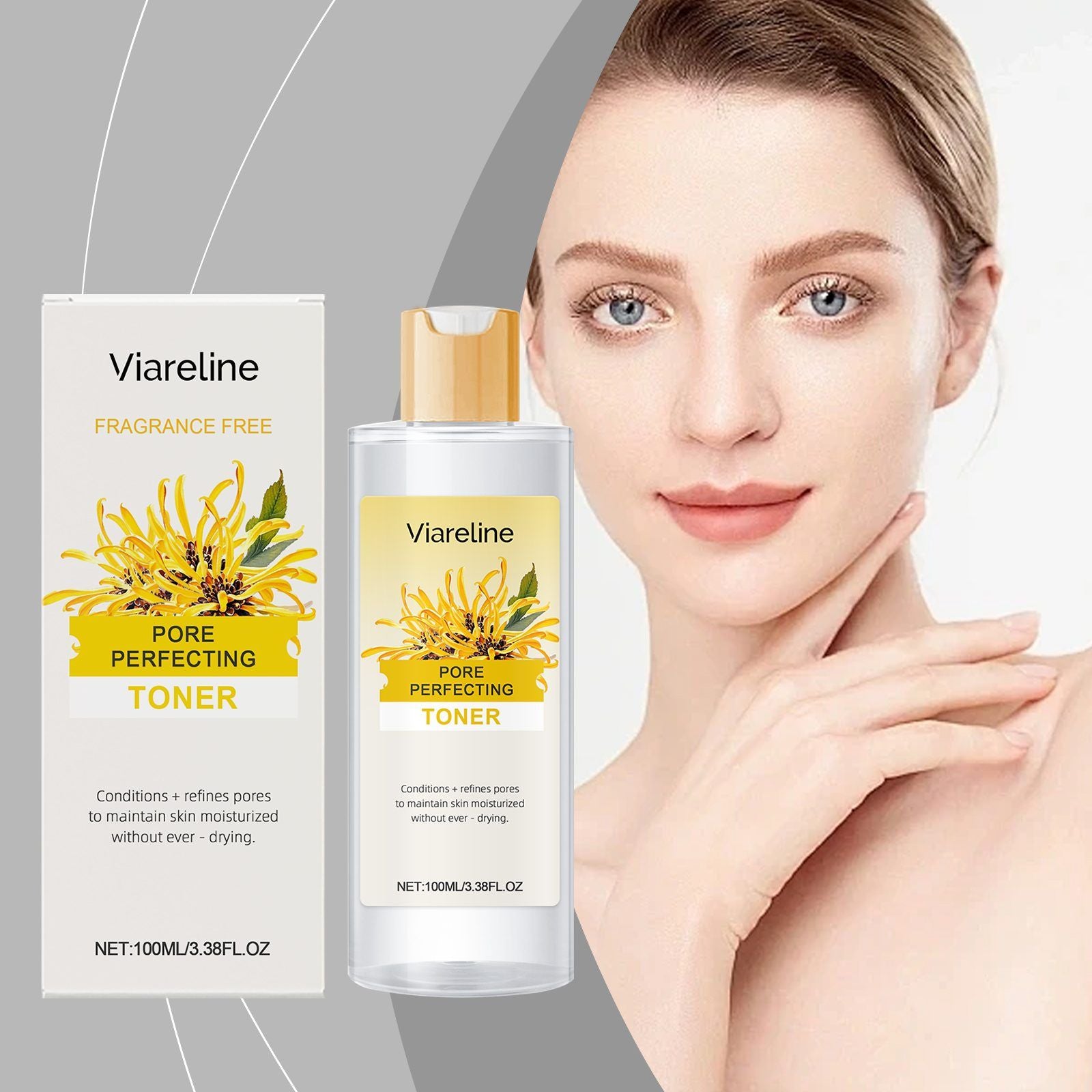 Visage hydratant du toner de la sorcière VIARELINE Hazel