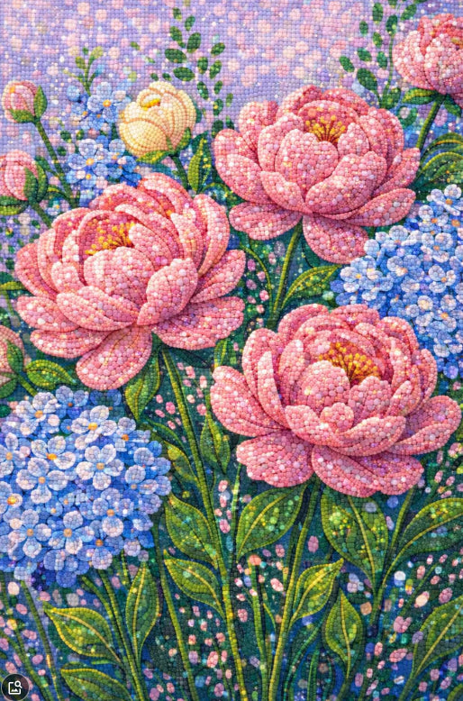 Peinture de diamant de décoration maison imprimée créative