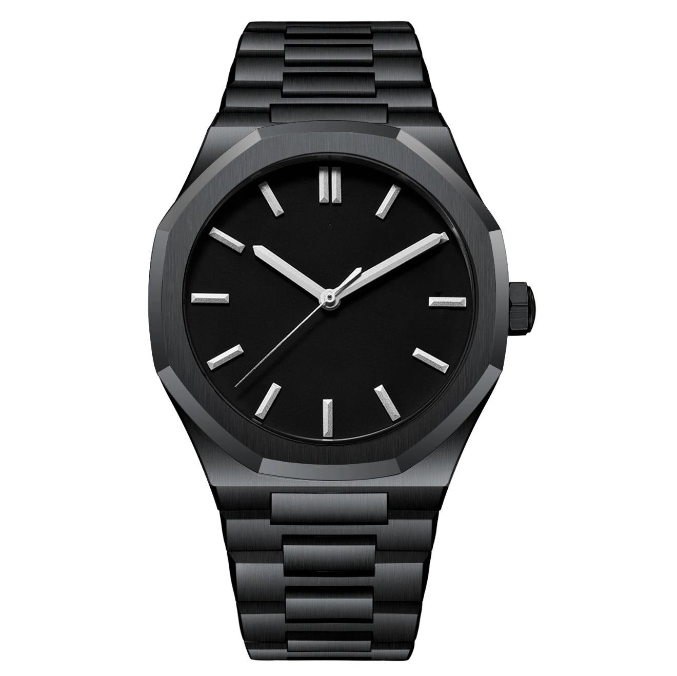 Mouvement Quartz Montres homme carrées deux pièces étanche
