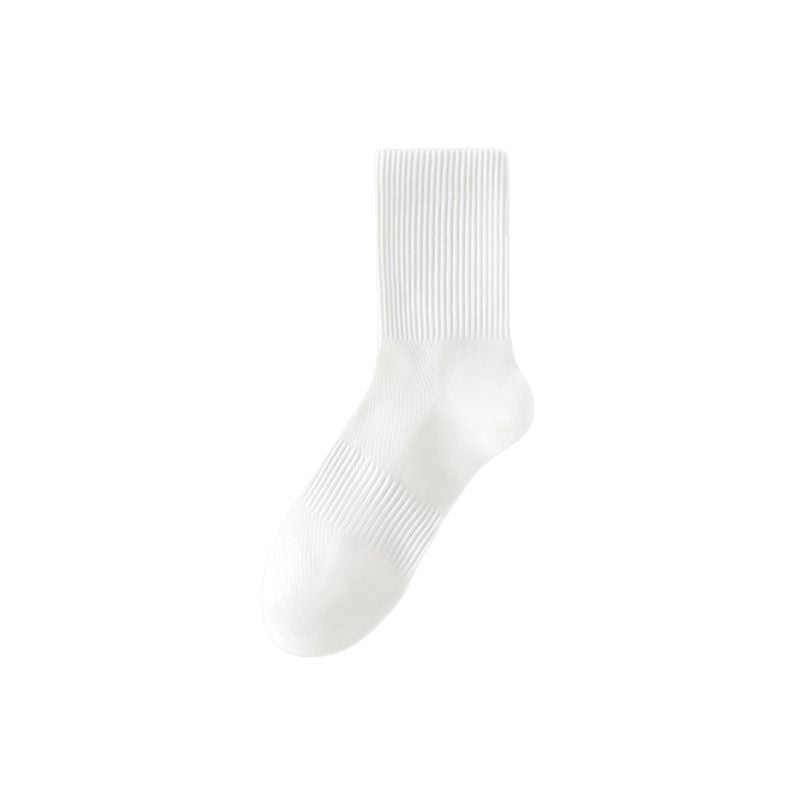 Chaussettes blanches respirantes et minces d'été pour hommes