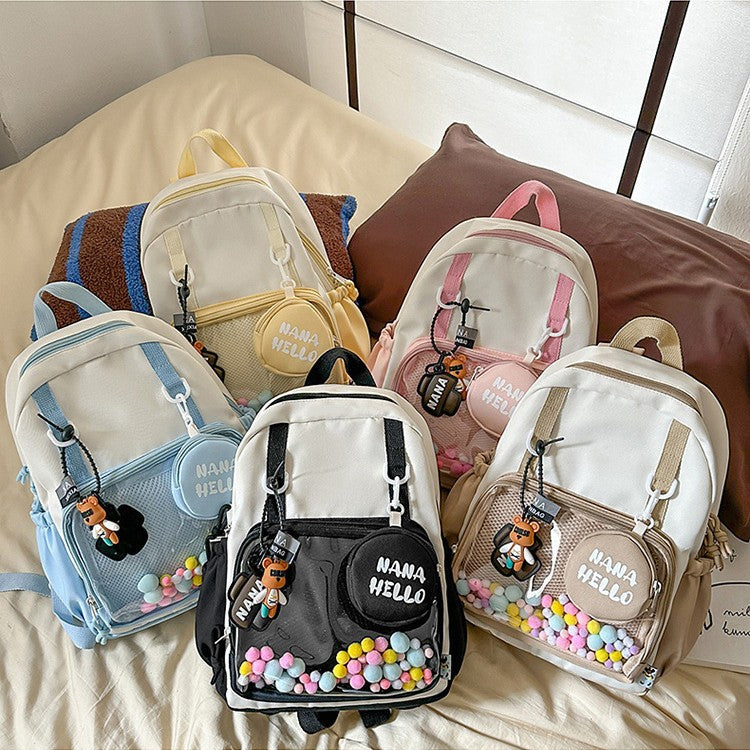 Sac à dos de l'école secondaire junior de style frais