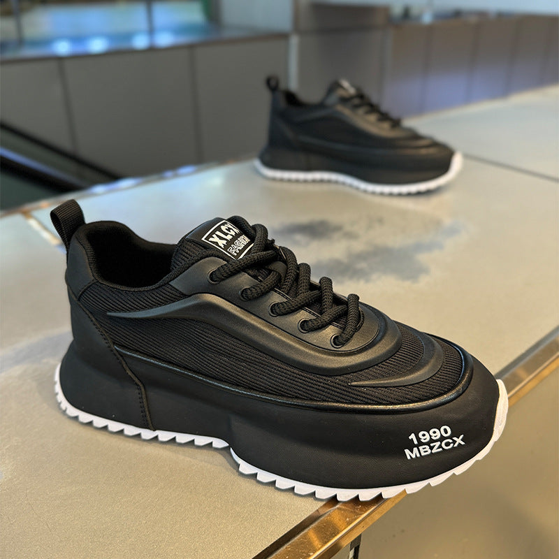 Printemps et été Argan courir sneaker adolescents haute qualité marque de mode épais fond dans