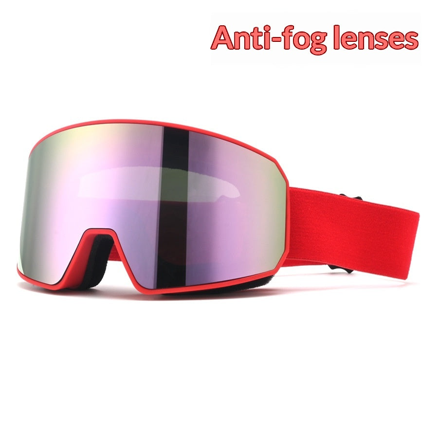 Gants de ski Double couche Gants anti-fog alpinisme