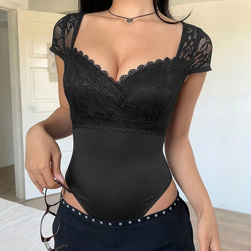Costume de saut en dentelle pour femmes