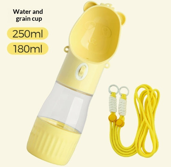 Pet Water Cup Bouteille d'eau Portable Fontaine extérieure pour chiens