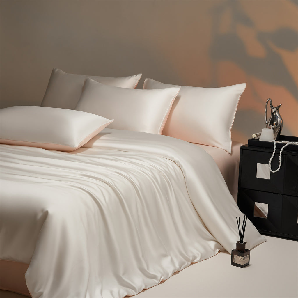 Luxury affordable haut de gamme Tencel Ensemble de literie de quatre pièces et couverture de couette