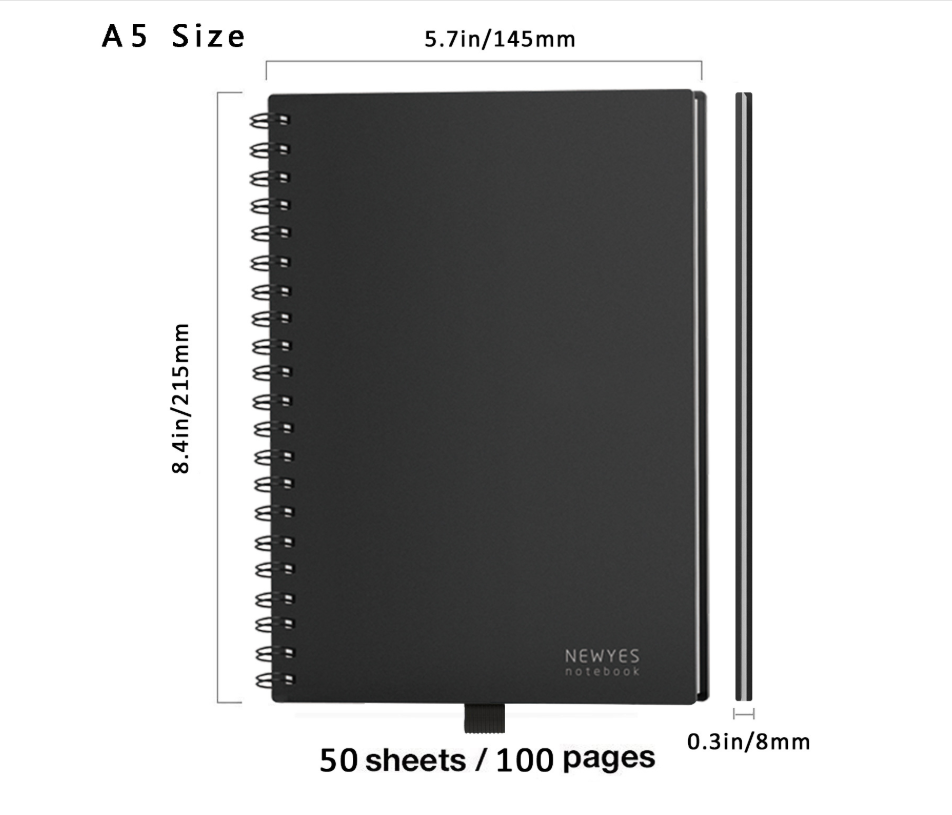 Carnet de papier réinscriptible
