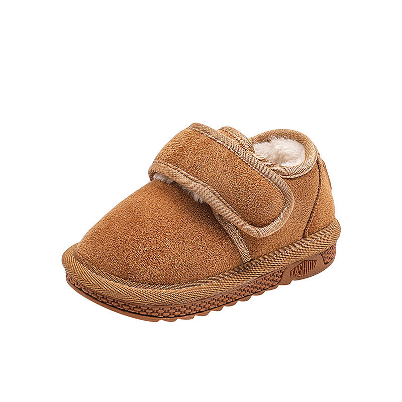Garçons Bottes de coton doublées de polaire