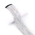 BB Clip-in Golden-Thread Perruque Shimmering Rainbow Extensions de cheveux