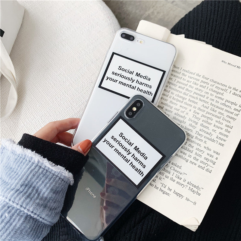 Étui de téléphone pour l'étiquette de vent de givre