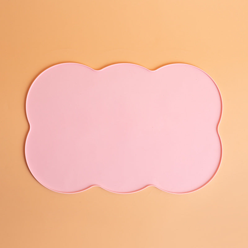 Tapis d'alimentation antidérapant pour chat et chien en silicone imperméable