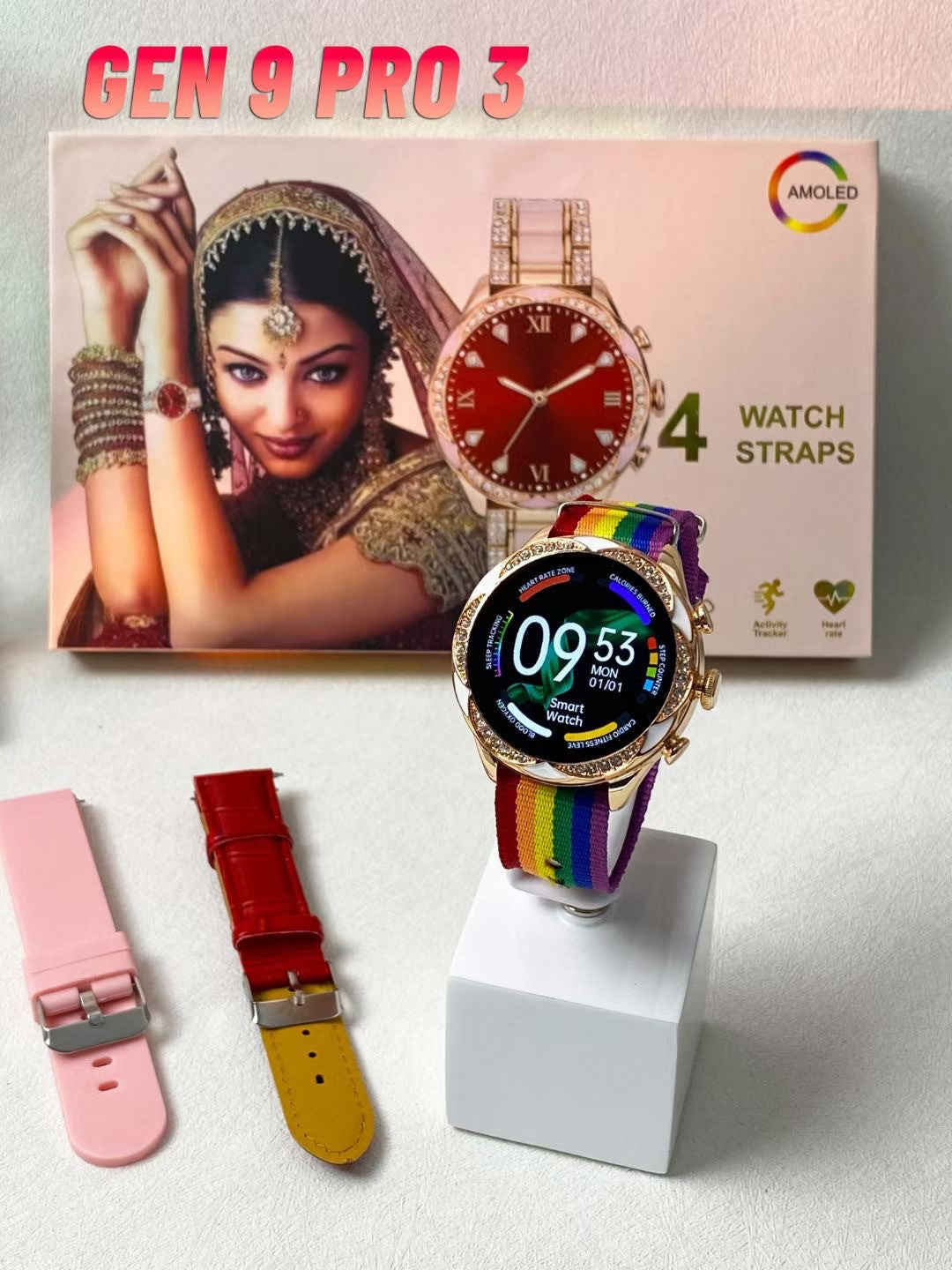 Fréquence cardiaque Exercice de pression artérielle Smartwatch Set