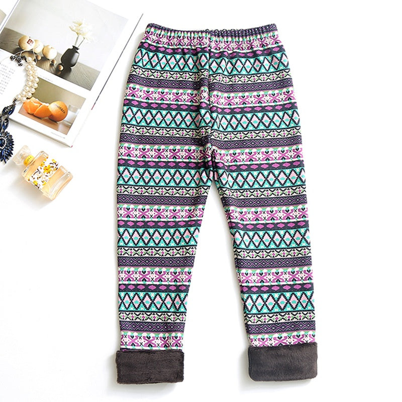 Filles Fine-Flannel PrintempsAutomne Vêtements de dessus Pantalons lait-viscose