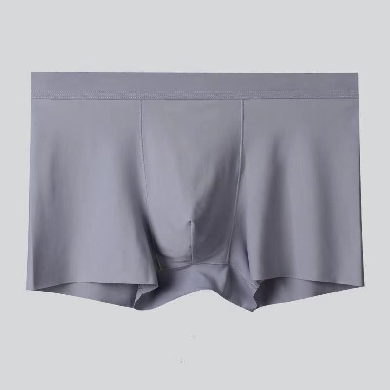 Sous-vêtements en soie de glace de boxer à 4 paquets pour hommes