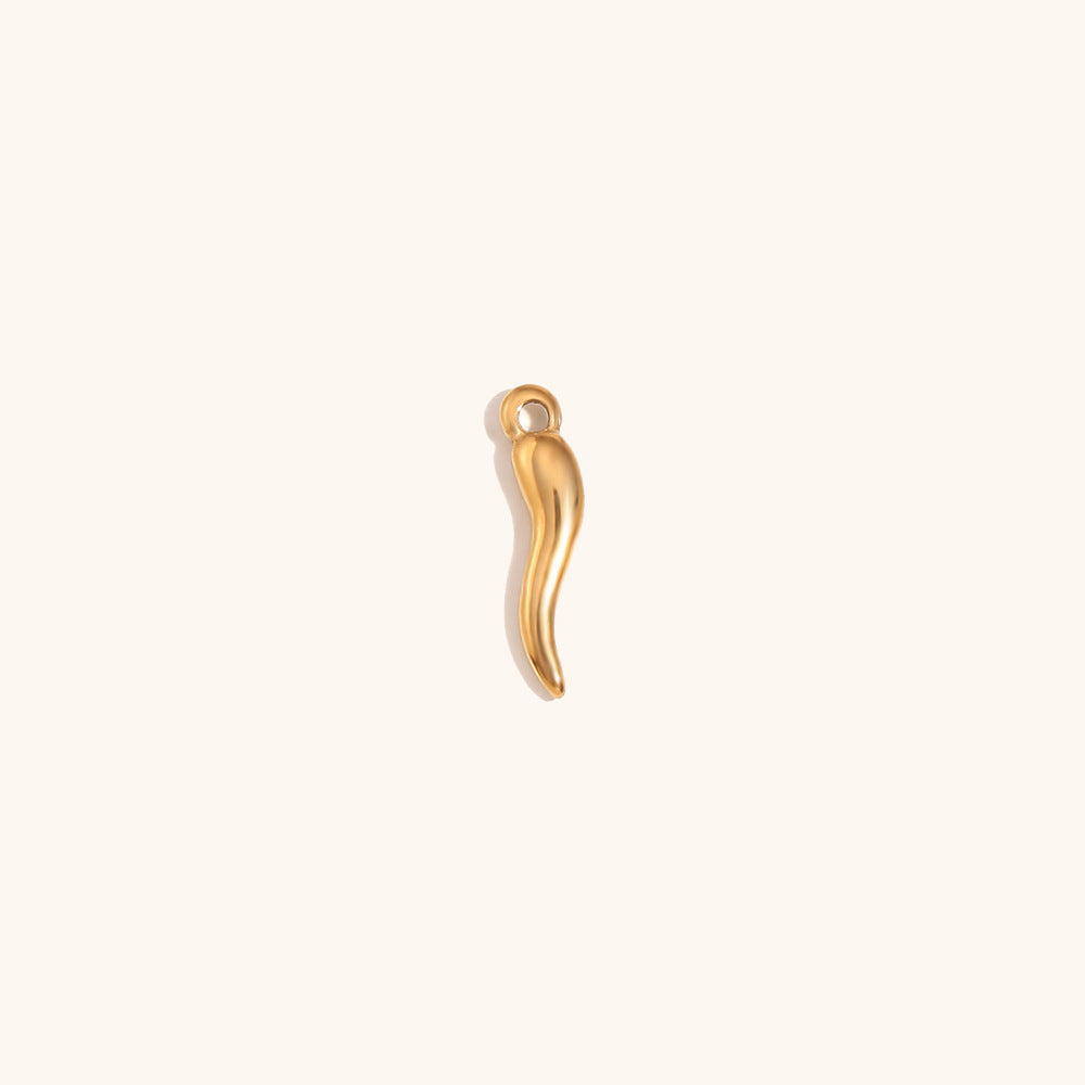 Accessoire de bijoux créatif Pendentif en acier inoxydable avec plaqué or 14K